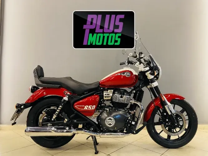 Royal Enfield Super Meteor 650 Abs Celestial Red 2026 Vermelha