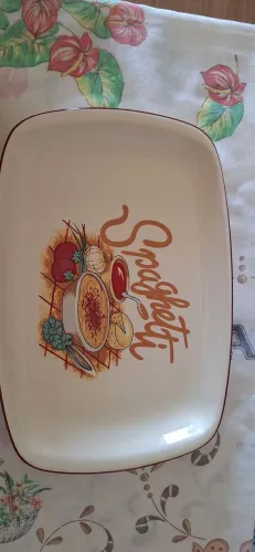 Jogo jantar Spaghetti schmidt - antigo - novo na caixa