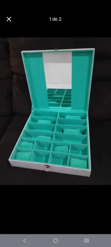 EXCELENTE ORGANIZADOR DE JÓIAS/RELÓGIO 