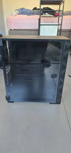 Gabinete Gamer Husky Polar GA-HPO-140 Preto com Vidro Temperado + 3 Fans Originais