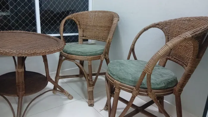 Conjunto de junco natural
