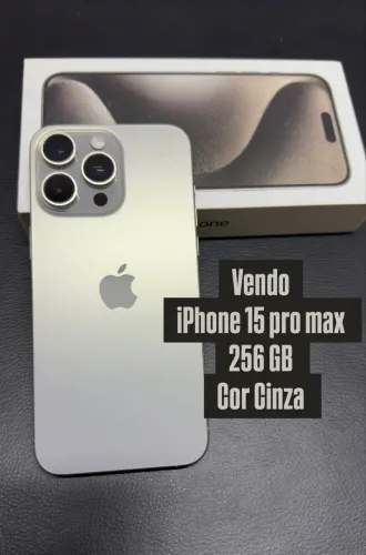 iPhone 15 pro max - 256 GB - Cor Cinza