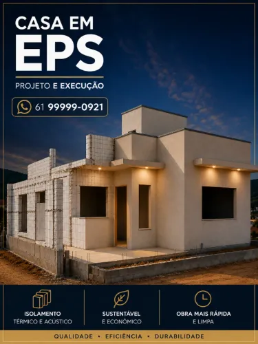 RAPIDEZ EFICIENCIA EPS É A SOLUÇAO OBRA CONSTRUÇAO