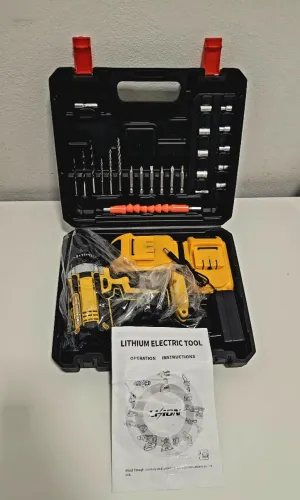 Parafusadeira a bateria 48v Kit completo Nova na maleta 