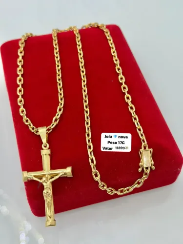 Corrente de ouro 18k 17g Nova | Certificado de garantia | Vem no certo