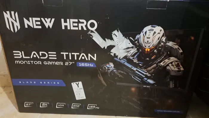 Monitor QHD 27" 165hz New Hero