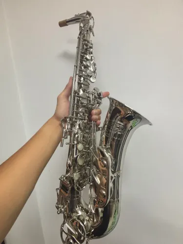Sax Alto Selmer Bundy II Prateado + Estojo Original