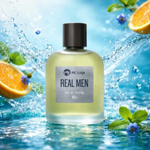 Perfume real man rc loja