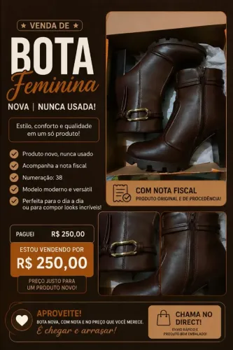 Bota feminina