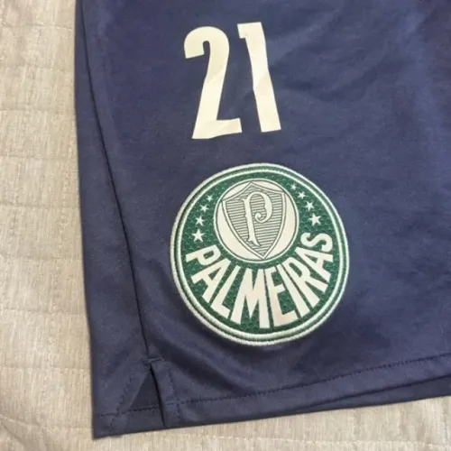 palmeiras - puma calção jogo usado weverton #21