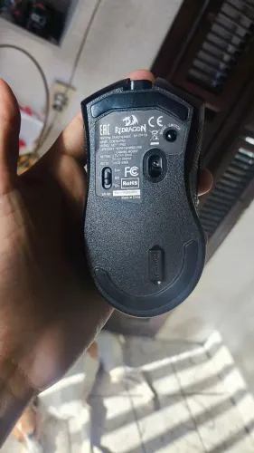 Mouse gamer sem fio Red dragon cobra 