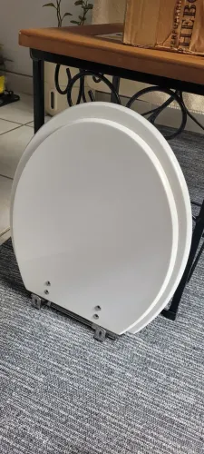 Assento vaso sanitário resina branco