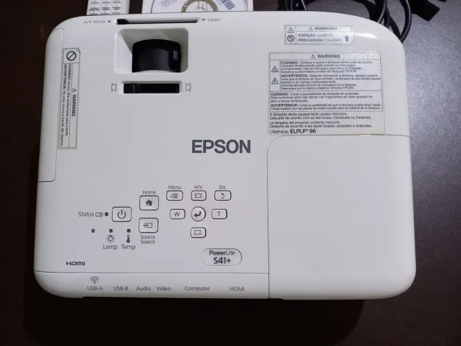 PROJETOR EPSON POWERLIFE S41 USADO EM ÓTIMAS CONDIÇÕES