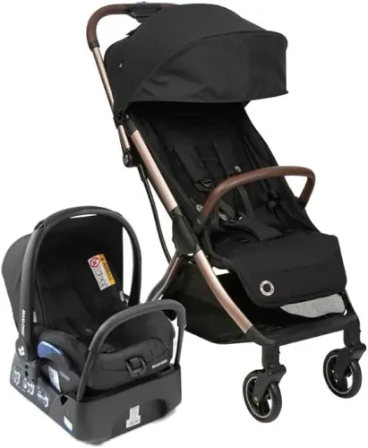 Carrinho de Bebê Eva, Maxi-Cosi + Bebê Conforto Citi com Base