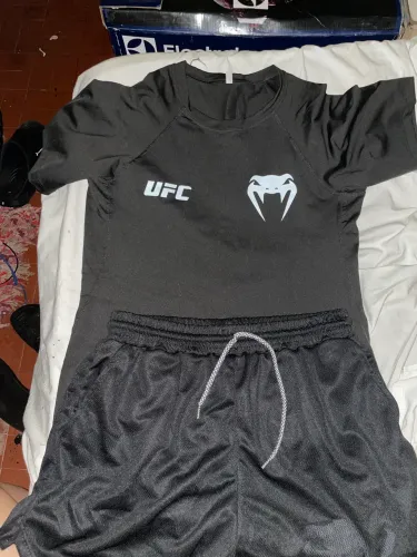 KIT ACADEMIA CAMISA E SHORT DE COMPREENSÃO Gym Arte Fitness 