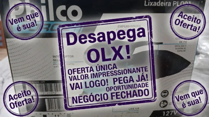Lixadeira Orbital Philco PLO01 (((NOVAAAA)))