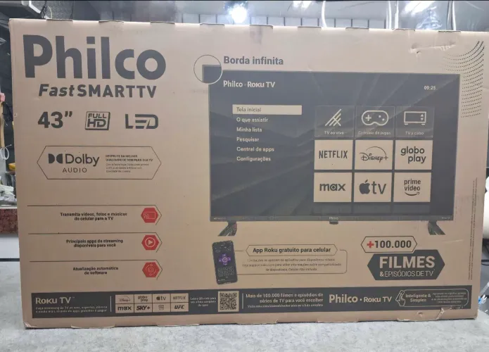Tv 43 Smart 4K nova