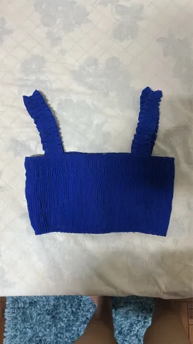 Top azul