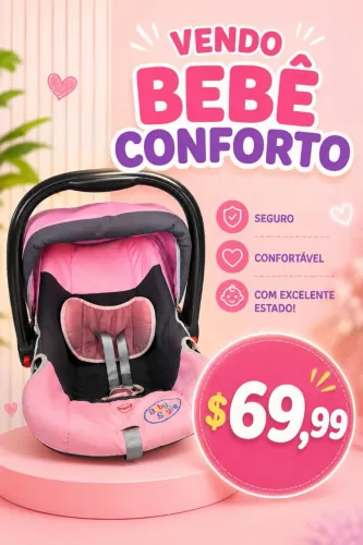 Bebê conforto menina