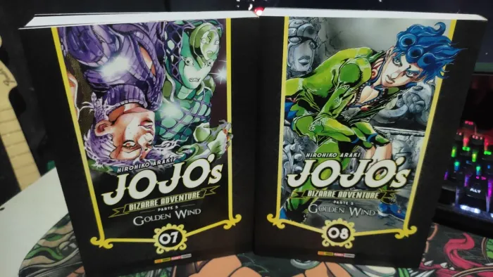 Mangá JoJo parte 5 Golden Wind vol 7 e 8