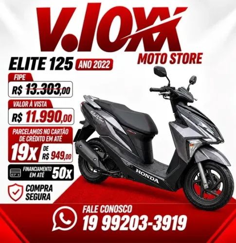 HONDA ELITE 125i 2022/2022