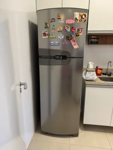Geladeira Consul Frost Free com 2 Portas Inox - 386 L