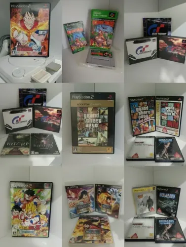 JOGOS E CONSOLES PLAY 1, PLAY 2, PLAY 3, SUPER NINTENDO E NINTENDO DS