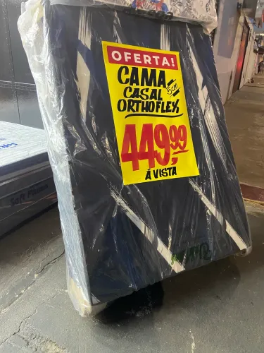 Cama Casal Ortoflex 5cm Completa ? Menor Preço do Mercado + Entrega Imediata ?