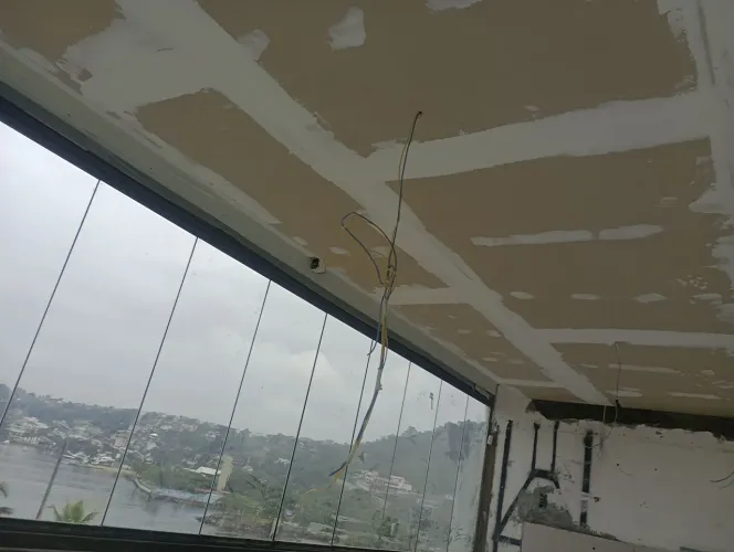 Trabalho com gesso e drawall 