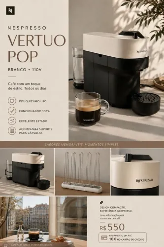 Cafeteira Nespresso Vertuo Pop