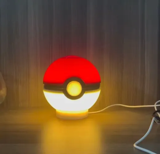 Luminária Poké Bola