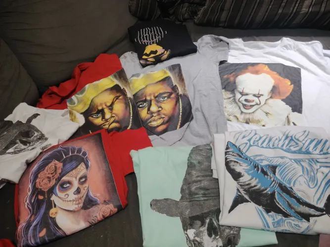 Lote de camisetas