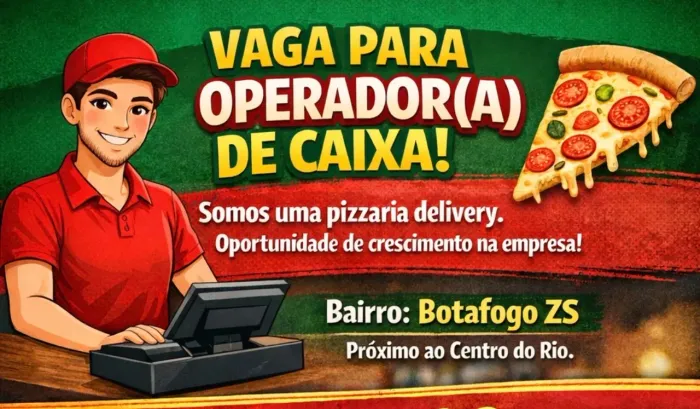 Vaga para operador de Caixa e Despacho