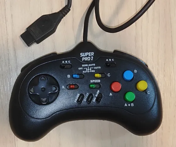Controle Super Pro 2 mega drive