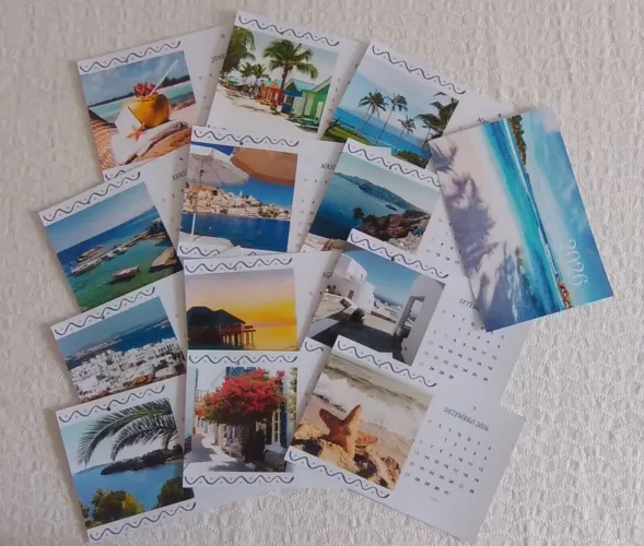 Encarte para calendário permanente 2026