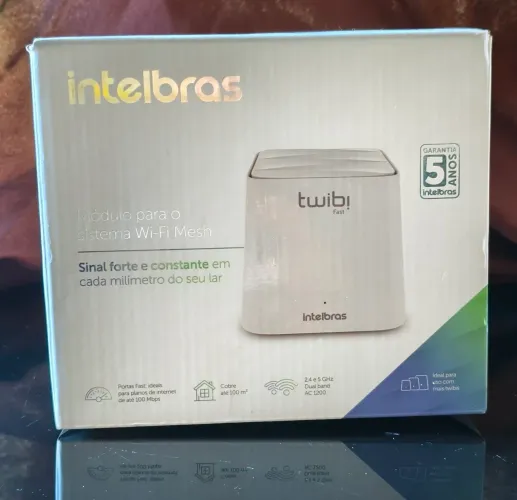 Roteador Intelbras na caixa nunca usado 