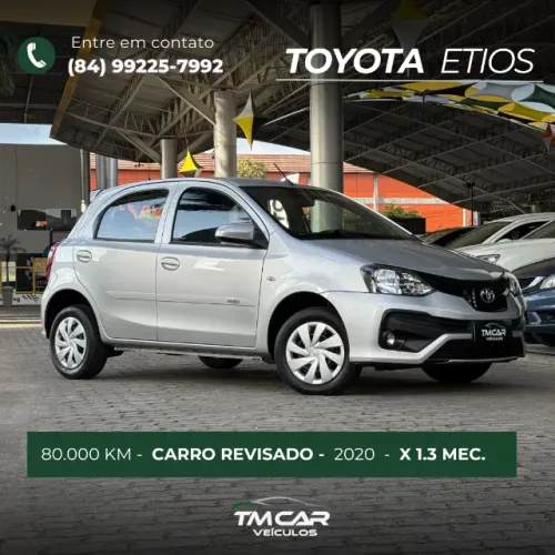 Toyota Etios X 1.3 Flex 16V 5P Mec. 2020