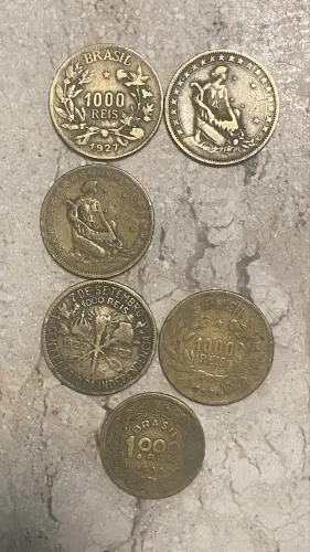 Moedas 1.000 Reis 1922/1939