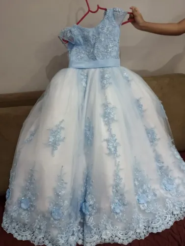 Vestido luxo infantil