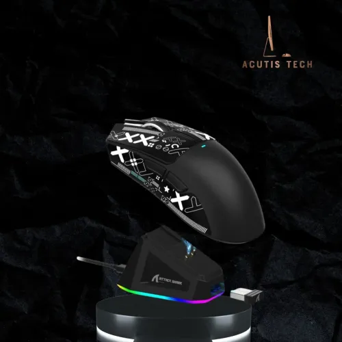 Mouse gamer Attack Shark X11 com Dock