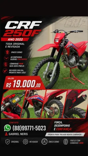 Crf250f 2021/2022 - Toda Revisada! 