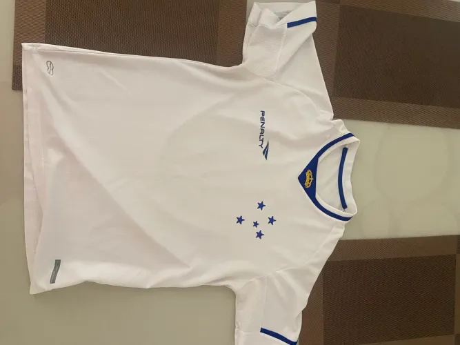 Camisa Cruzeiro Nº 2 Branca Penalty 2015 Original