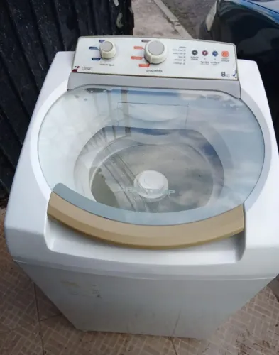 Máquina de lavar Brastemp 8kg funcionando perfeitamente