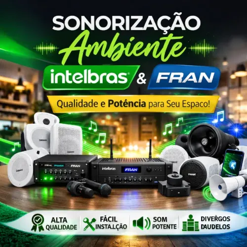 Sonorização de ambientes profissional 