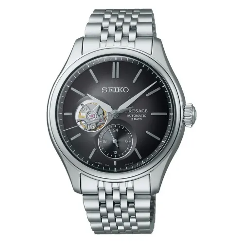 Seiko Presage Open Heart Cinza SPB469J1 automático - NF e garantia