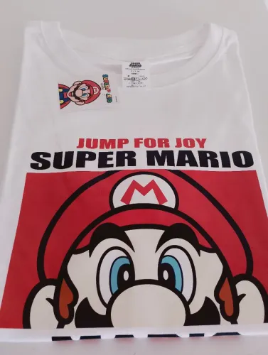 Camiseta nova Super Mario Tam M. Importada Japão
