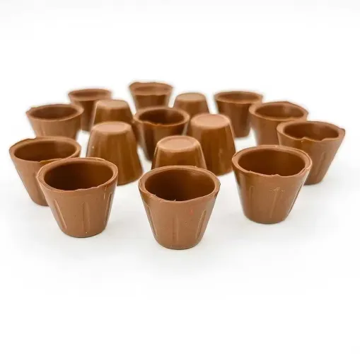 100 Copinhos de chocolate sem recheio