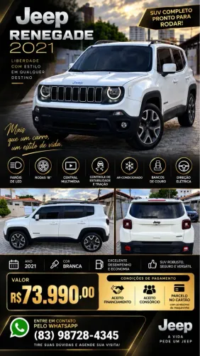 Jeep Renegade Longitude 1.8 4X2 Flex 16V Aut. 2021