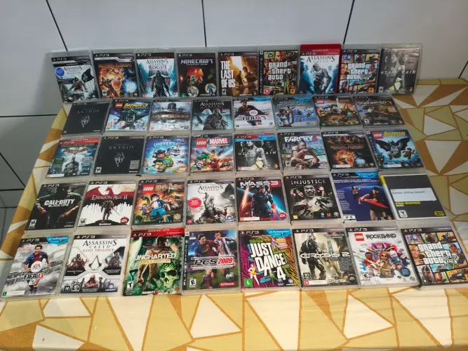 LOTE COM 41 JOGOS DE PS3