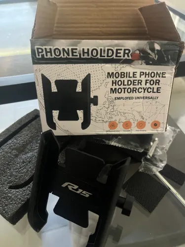 Apoio para celular para motos (guidão) só não funciona na R3